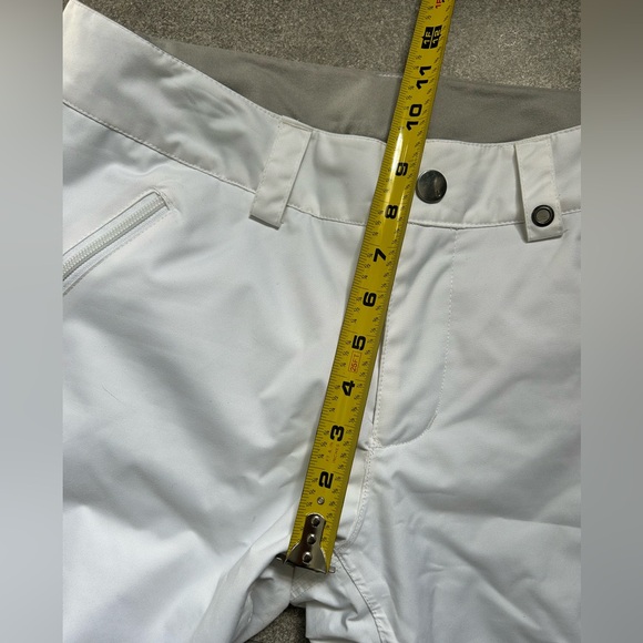 Burton white dry ride snow board ski pants women Size M - Picture 5 of 10